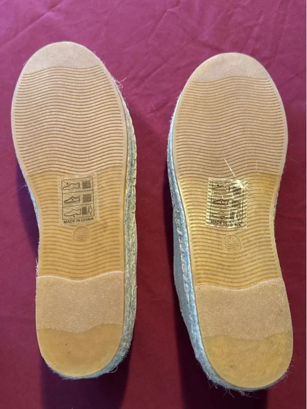 Soludos slip on espadrilles with Cherrie’s size 10